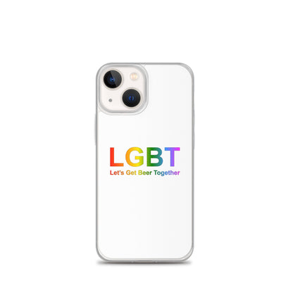 Coque iPhone LGBT Let's Get Beer Together iPhone 13 mini - Sedurro