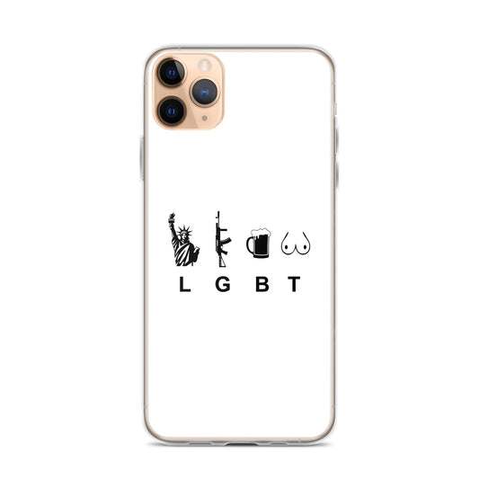 Coque iPhone LGBT liberty gun beer tits iPhone 11 Pro Max - Sedurro