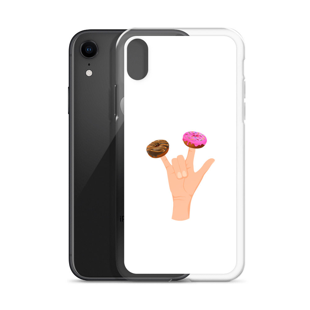 Coque iPhone Main donuts deux doigts - Sedurro