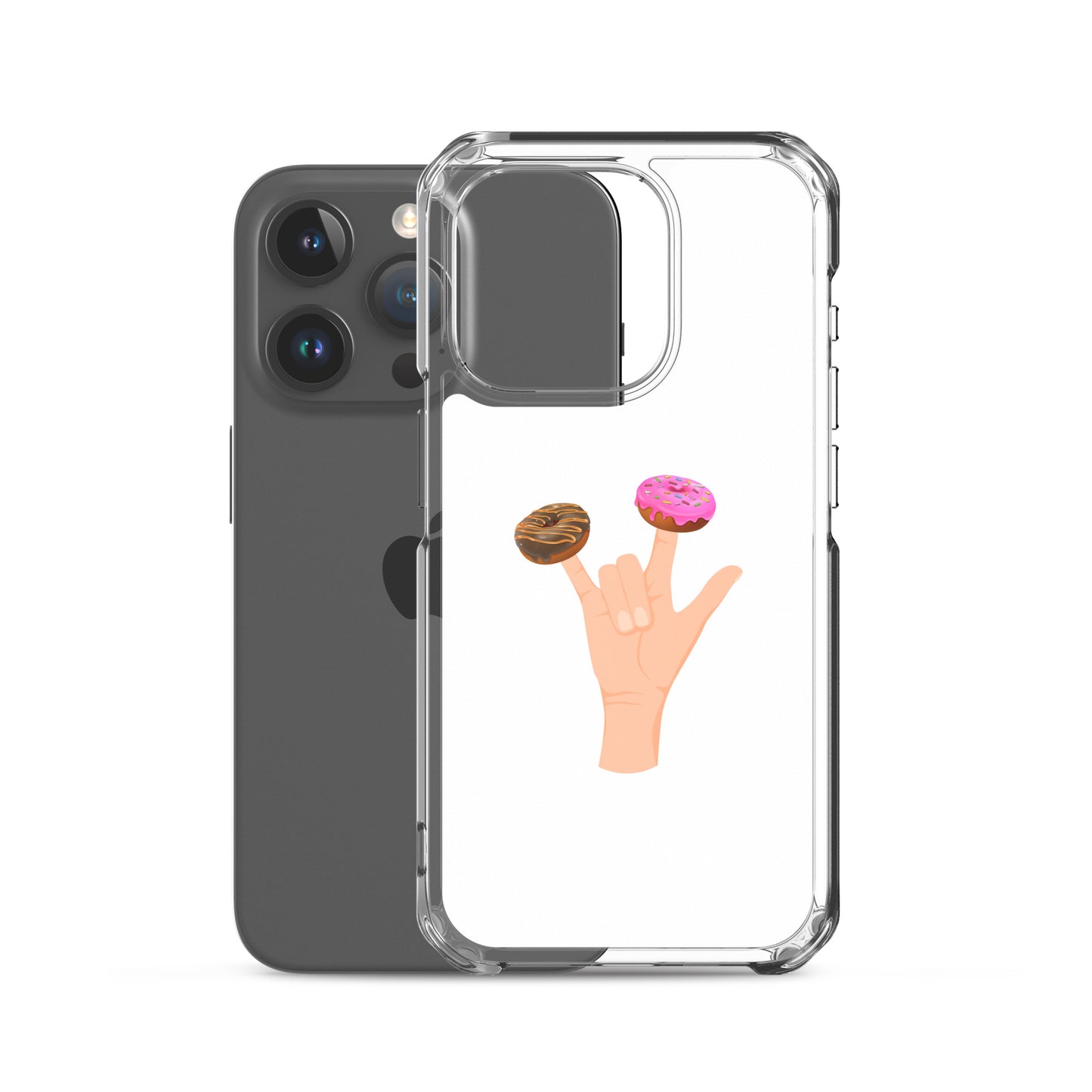Coque iPhone Main donuts deux doigts - Sedurro
