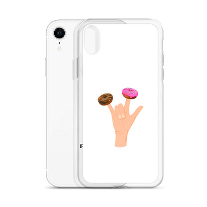 Coque iPhone Main donuts deux doigts - Sedurro