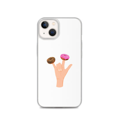 Coque iPhone Main donuts deux doigts - Sedurro