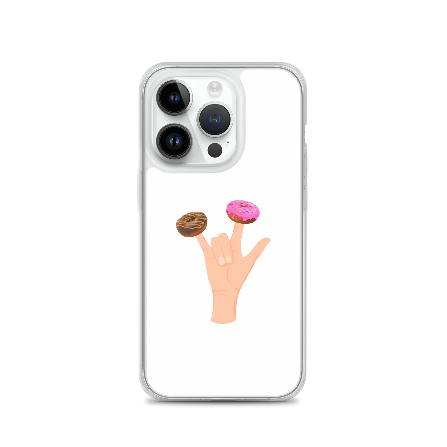 Coque iPhone Main donuts deux doigts - Sedurro