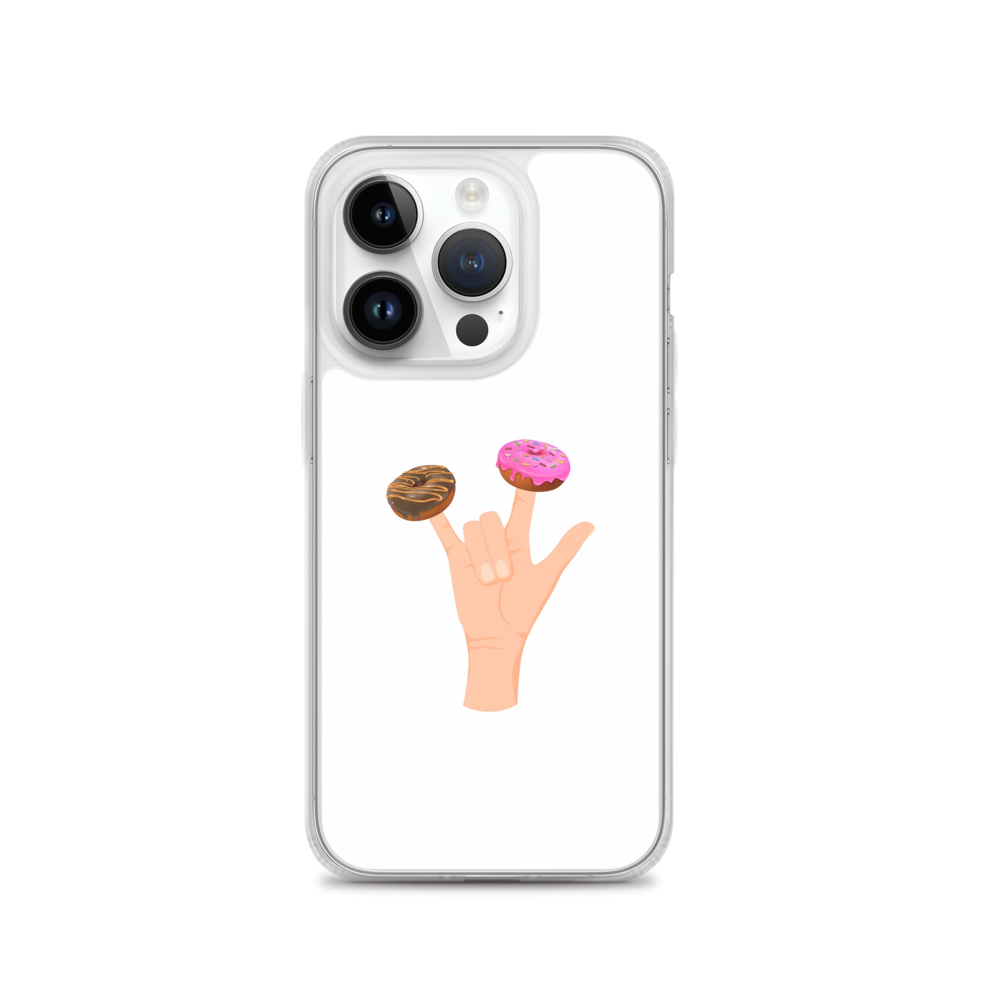 Coque iPhone Main donuts deux doigts - Sedurro