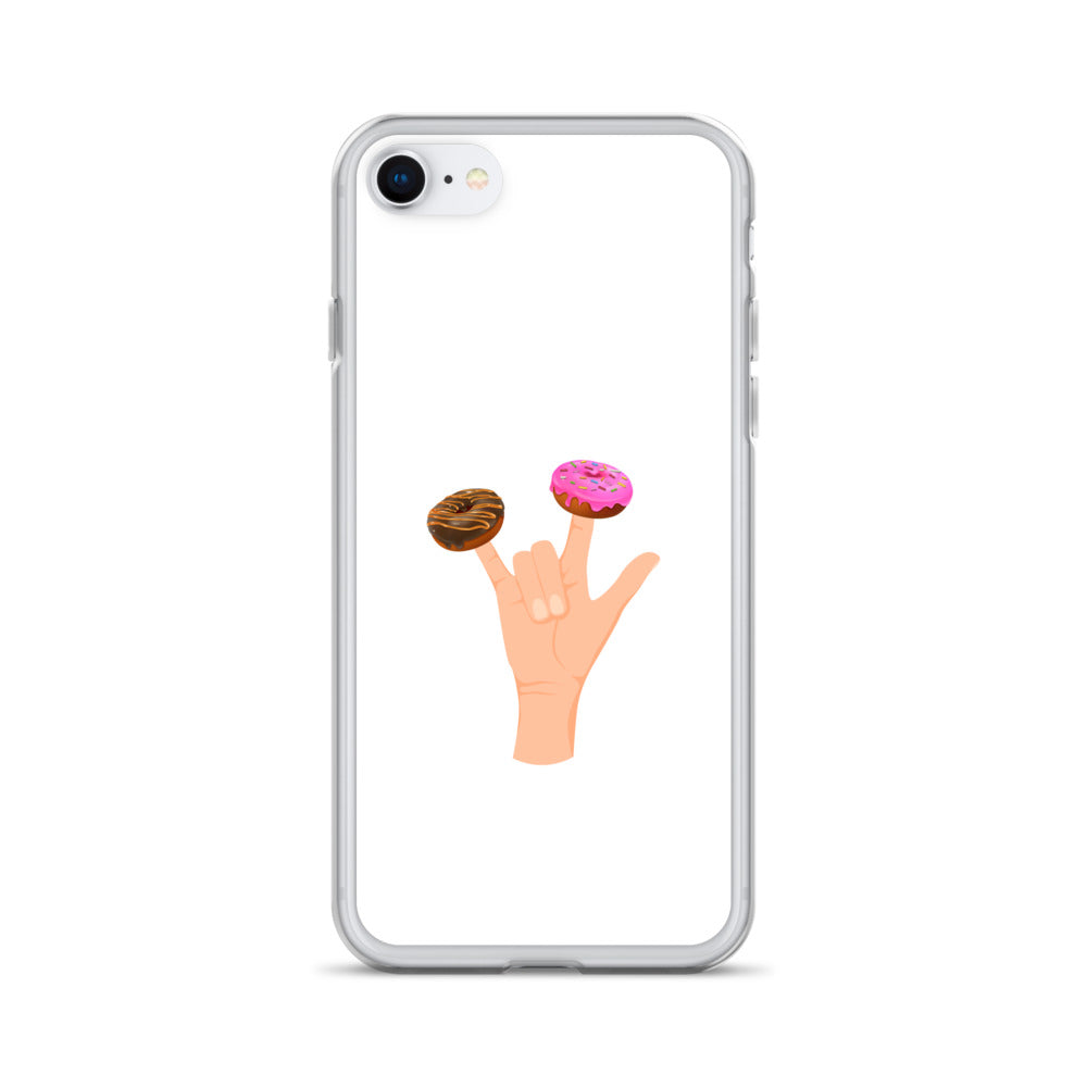 Coque iPhone Main donuts deux doigts - Sedurro