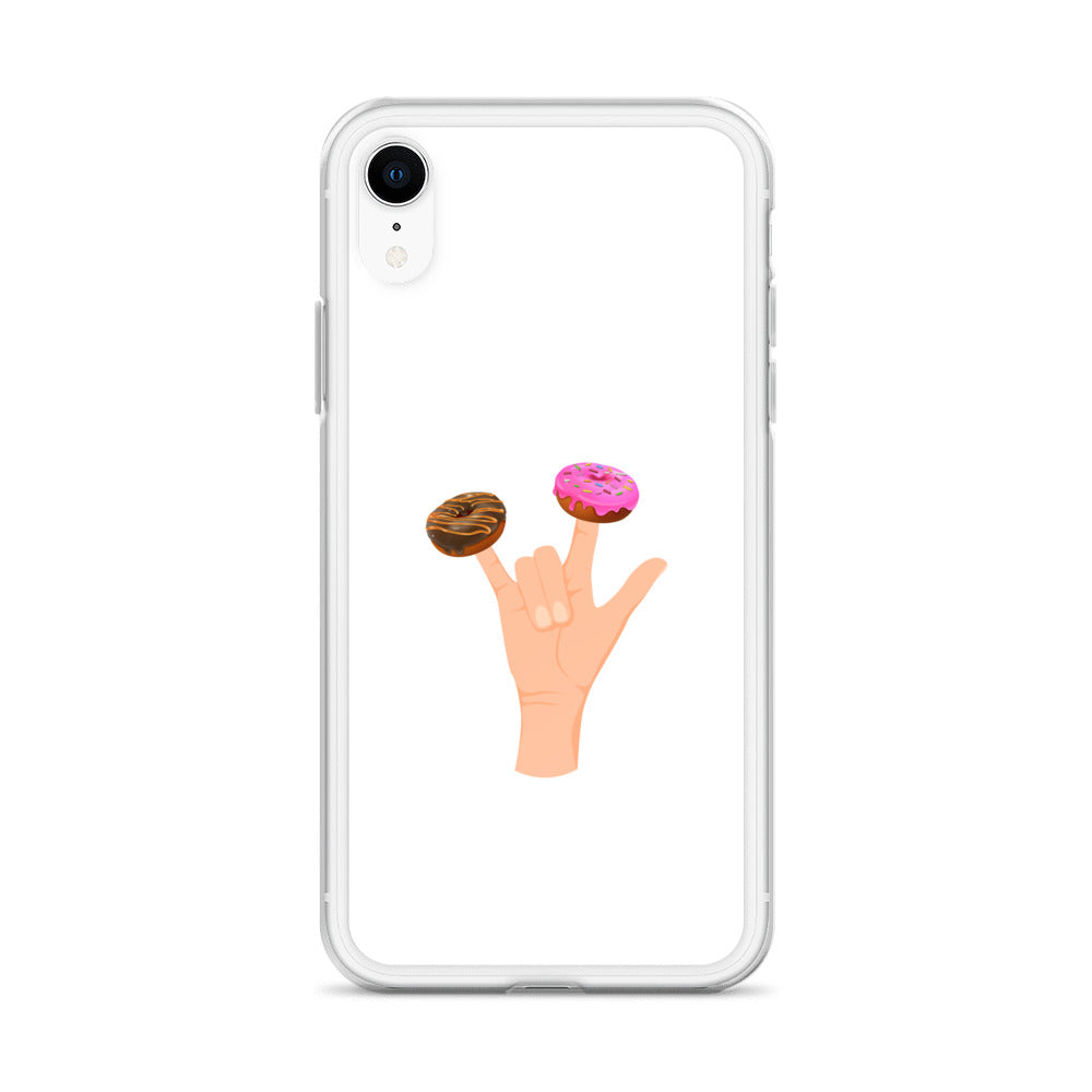 Coque iPhone Main donuts deux doigts - Sedurro