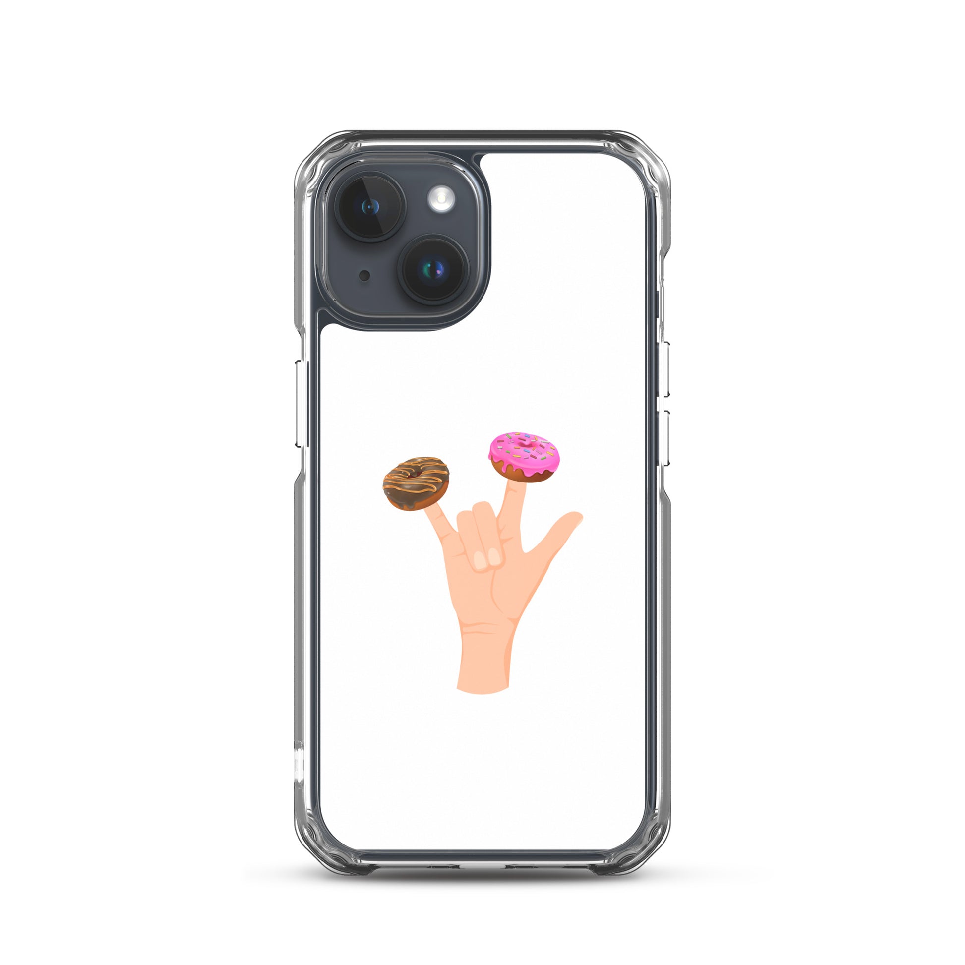 Coque iPhone Main donuts deux doigts - Sedurro