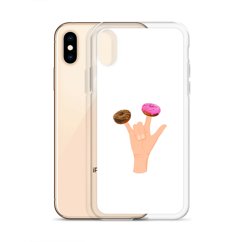 Coque iPhone Main donuts deux doigts - Sedurro