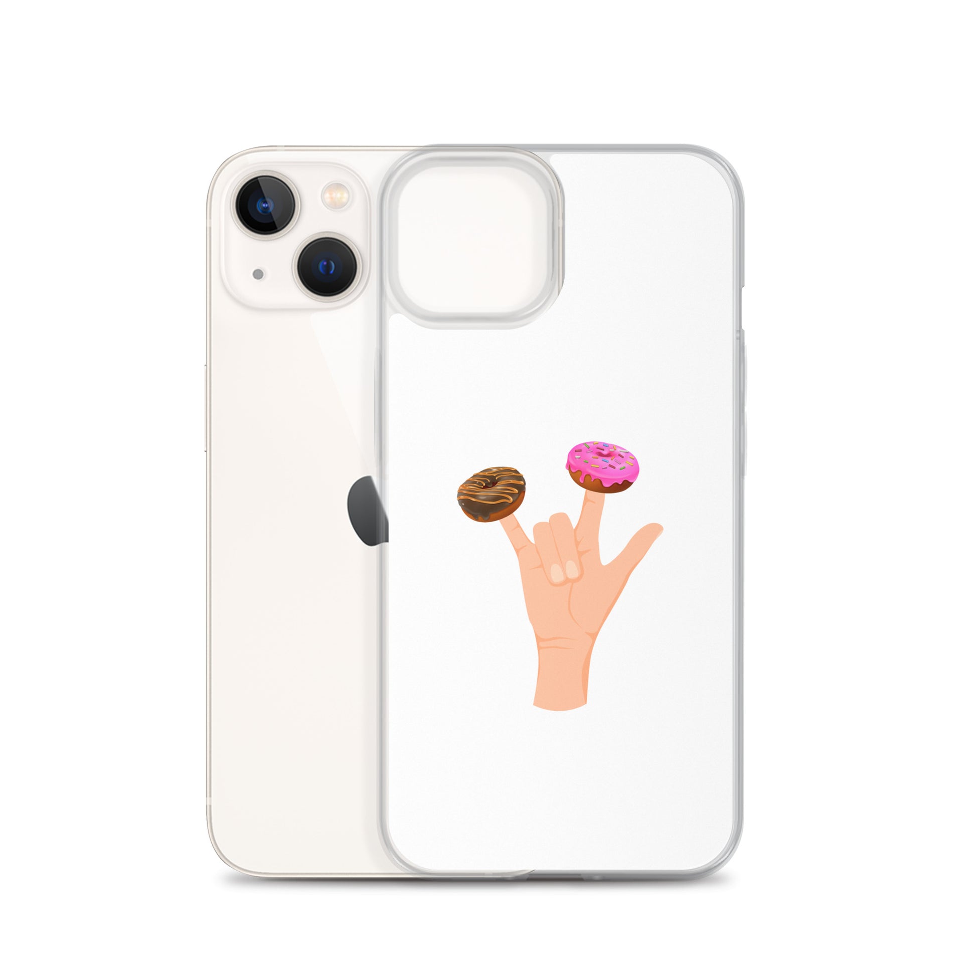 Coque iPhone Main donuts deux doigts - Sedurro