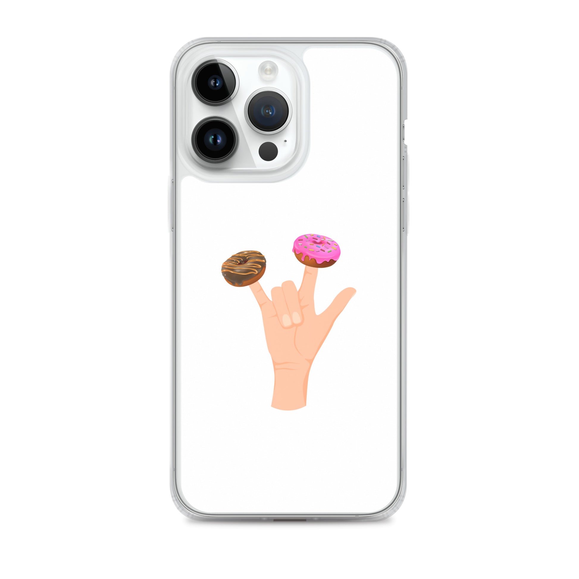 Coque iPhone Main donuts deux doigts - Sedurro