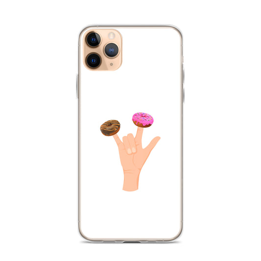 Coque iPhone Main donuts deux doigts iPhone 11 Pro Max - Sedurro