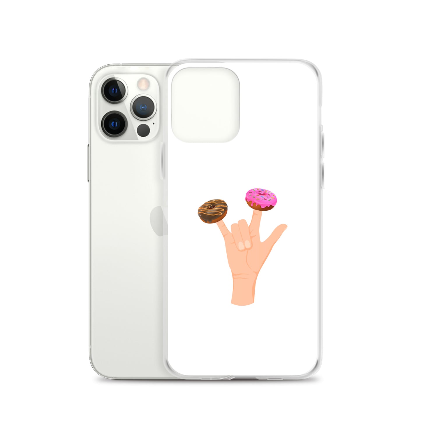 Coque iPhone Main donuts deux doigts - Sedurro