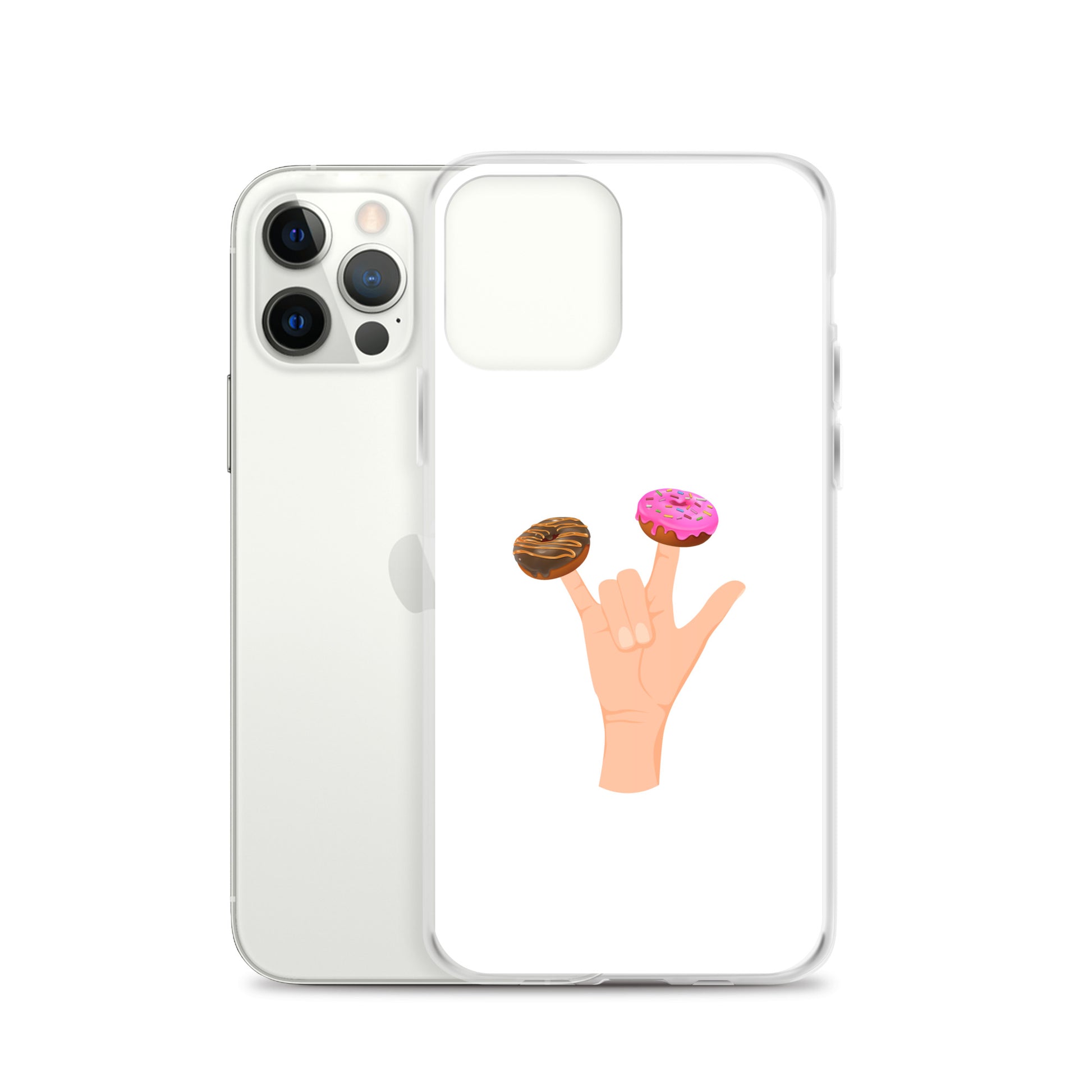 Coque iPhone Main donuts deux doigts - Sedurro