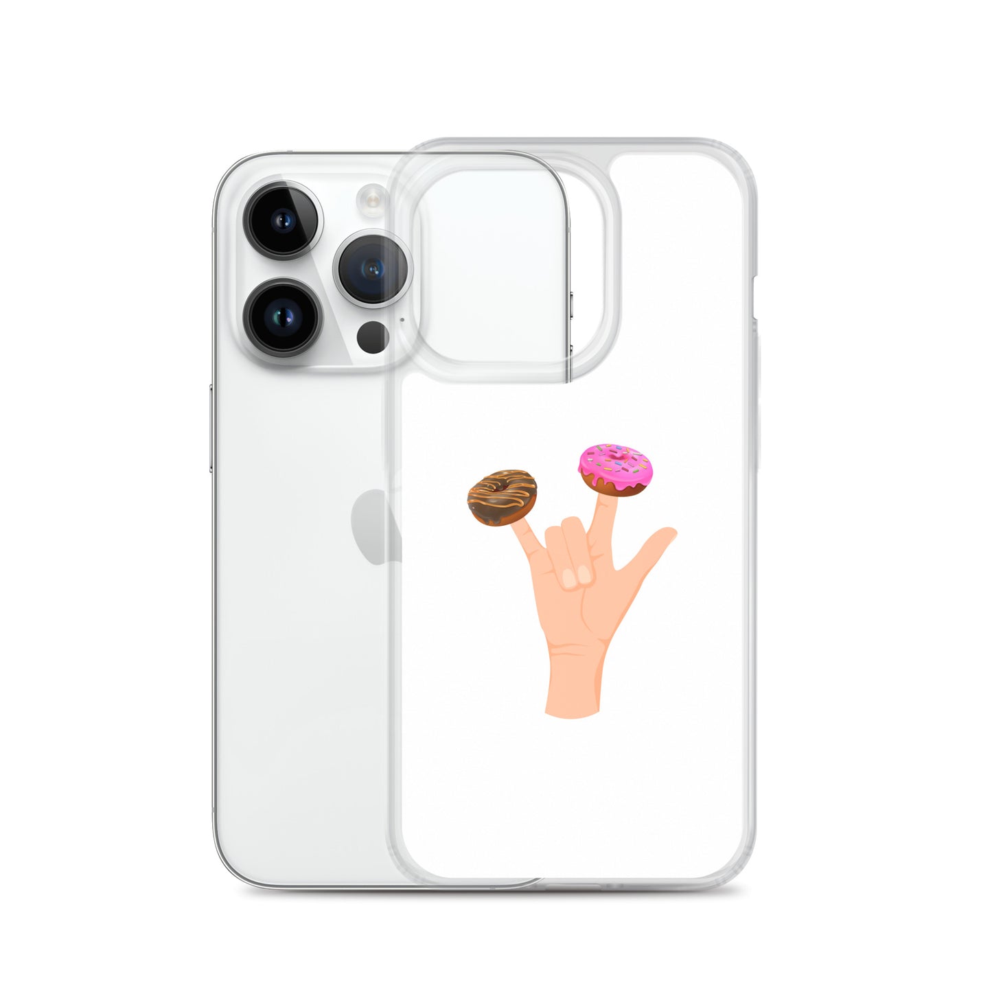 Coque iPhone Main donuts deux doigts - Sedurro