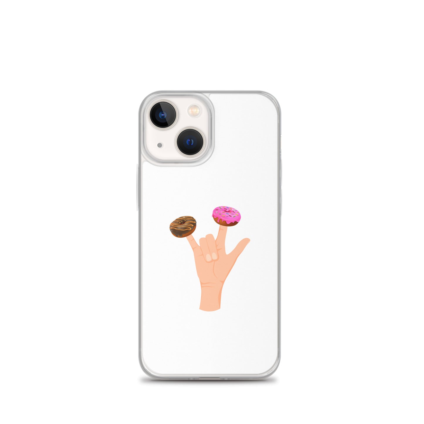 Coque iPhone Main donuts deux doigts - Sedurro