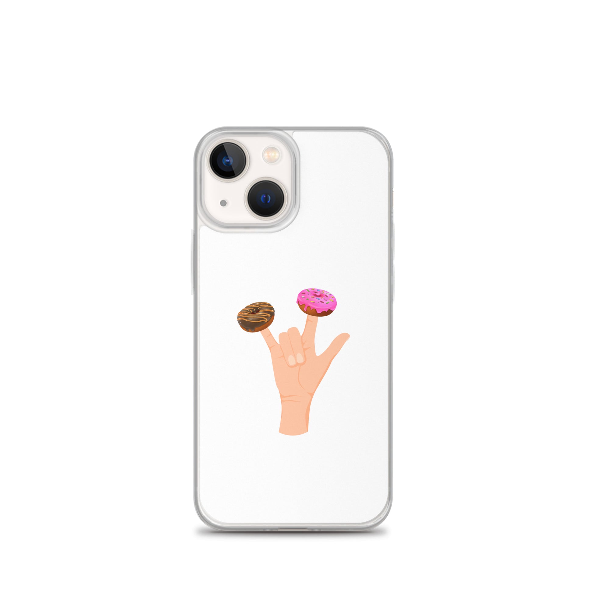 Coque iPhone Main donuts deux doigts - Sedurro