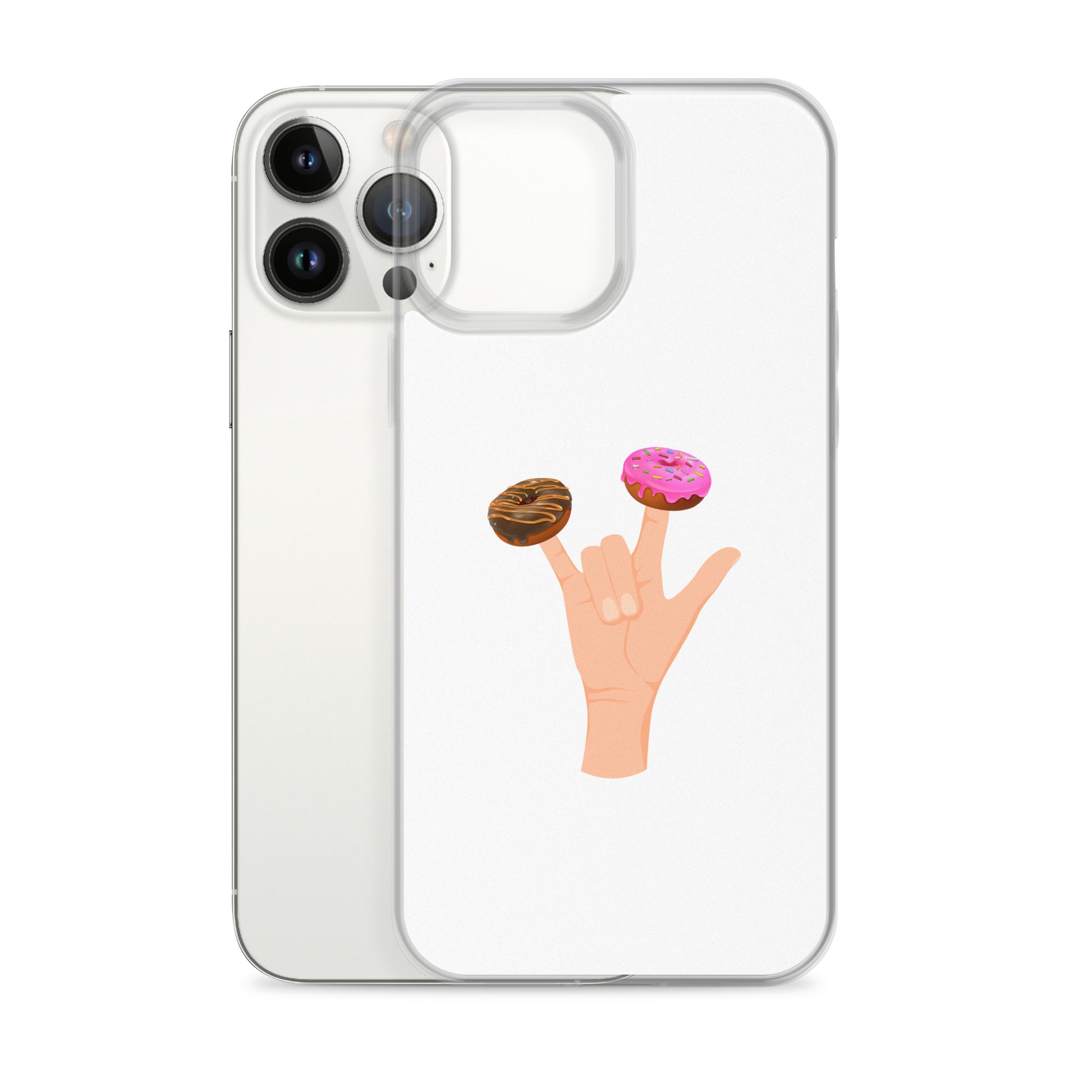 Coque iPhone Main donuts deux doigts - Sedurro