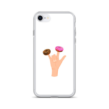 Coque iPhone Main donuts deux doigts - Sedurro