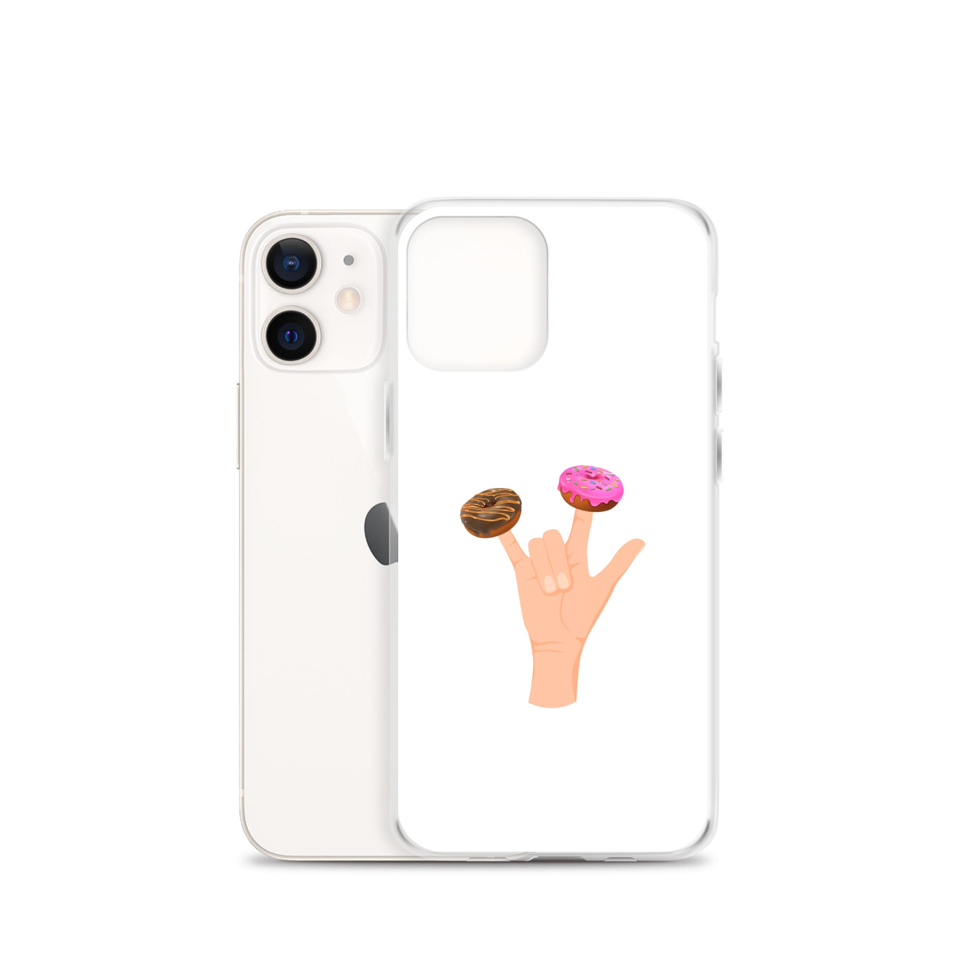 Coque iPhone Main donuts deux doigts - Sedurro