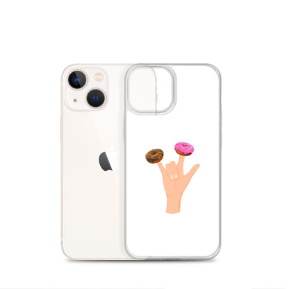 Coque iPhone Main donuts deux doigts - Sedurro