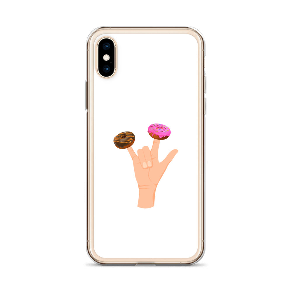 Coque iPhone Main donuts deux doigts - Sedurro