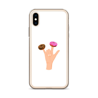 Coque iPhone Main donuts deux doigts - Sedurro