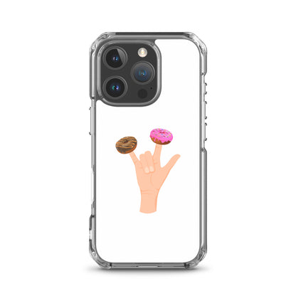 Coque iPhone Main donuts deux doigts - Sedurro