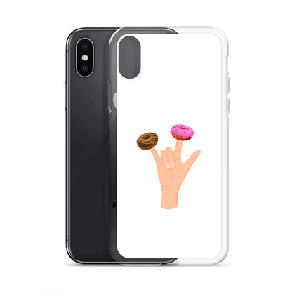 Coque iPhone Main donuts deux doigts - Sedurro