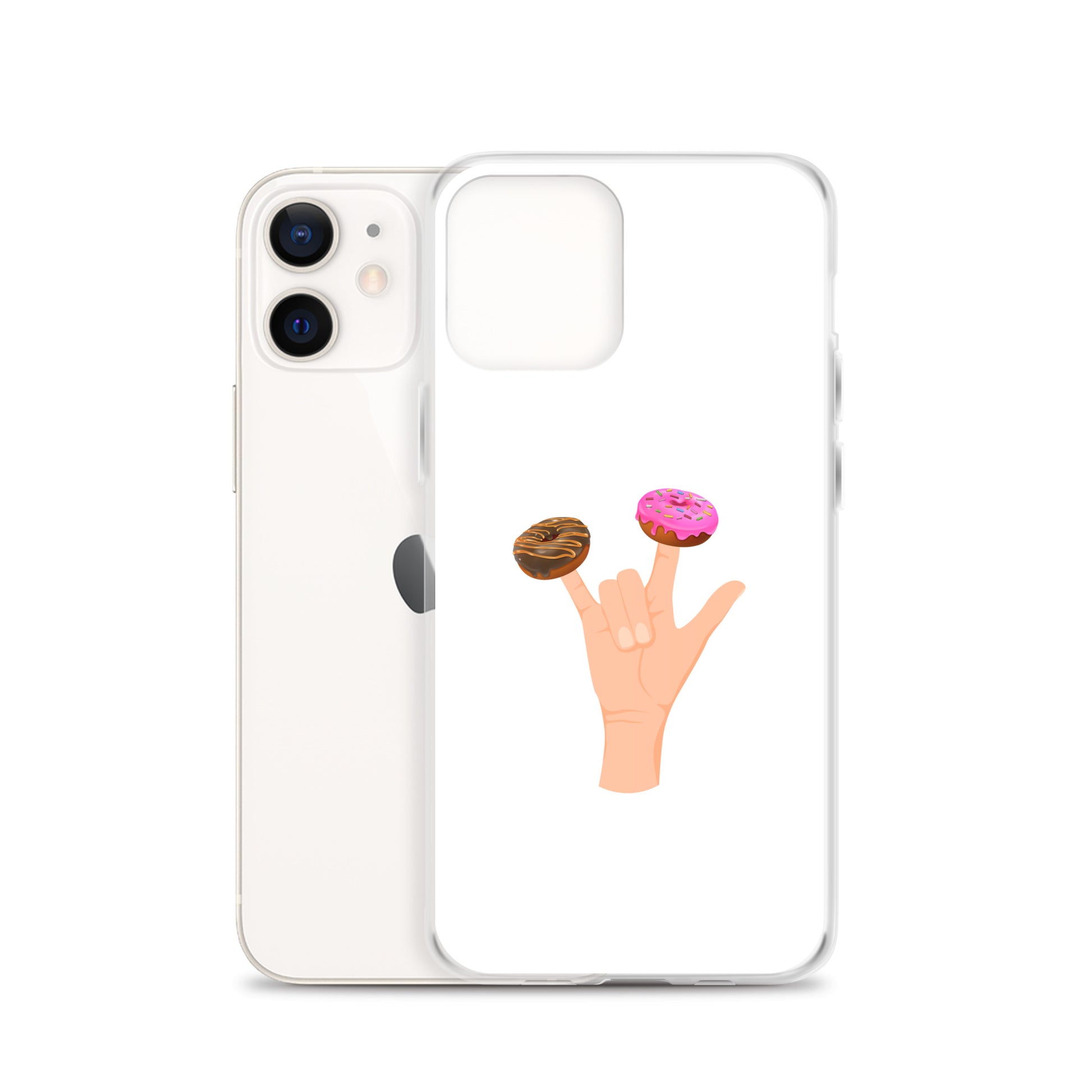 Coque iPhone Main donuts deux doigts - Sedurro