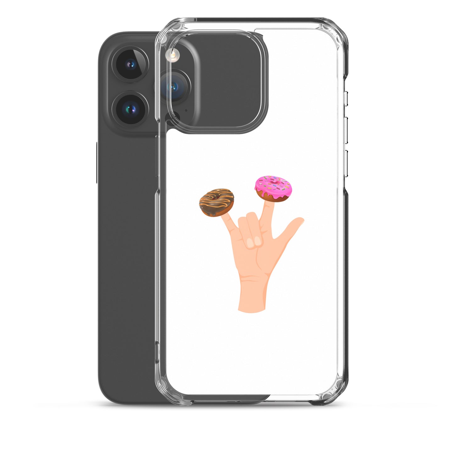 Coque iPhone Main donuts deux doigts - Sedurro