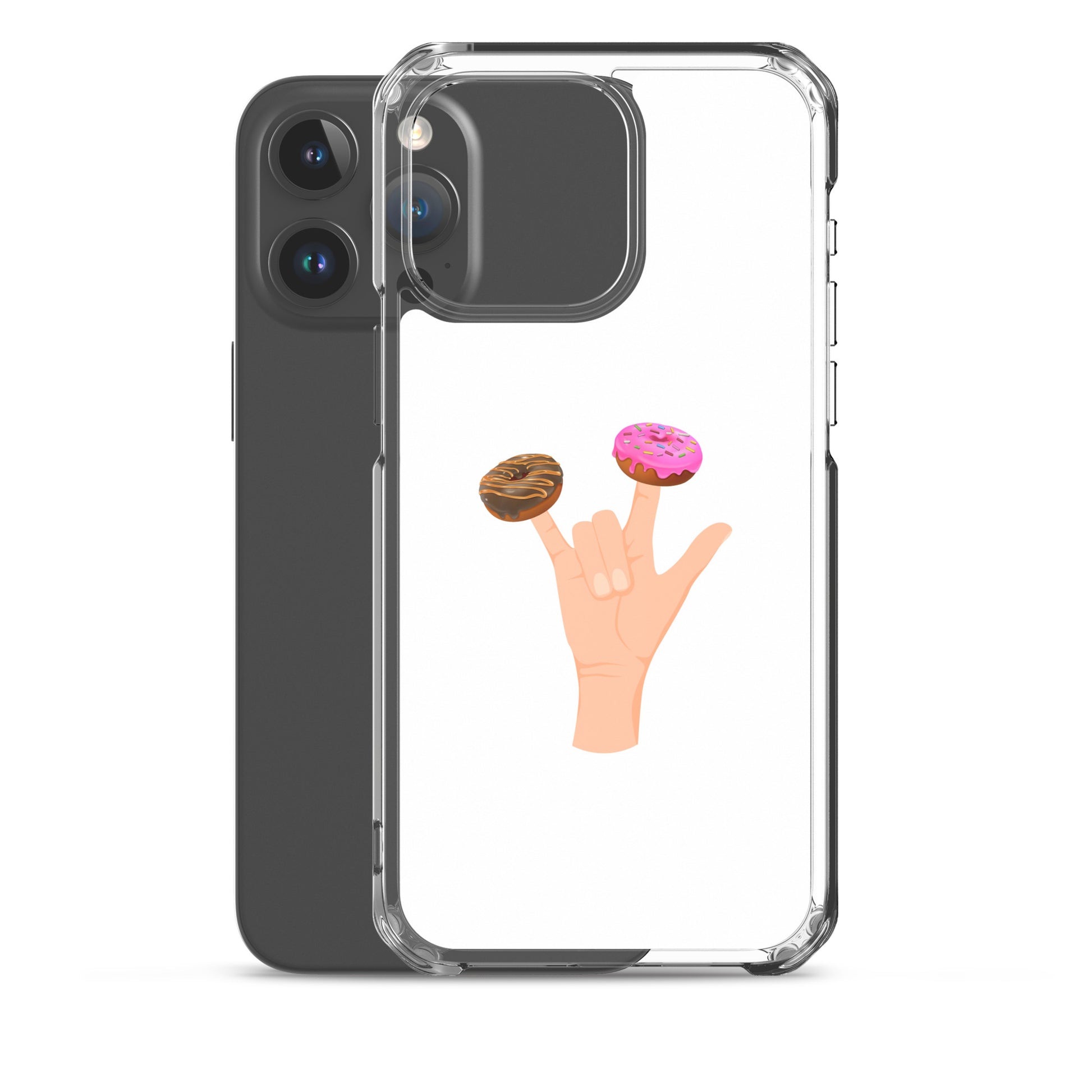 Coque iPhone Main donuts deux doigts - Sedurro
