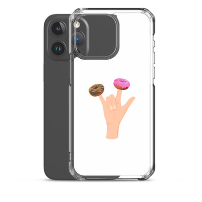 Coque iPhone Main donuts deux doigts - Sedurro