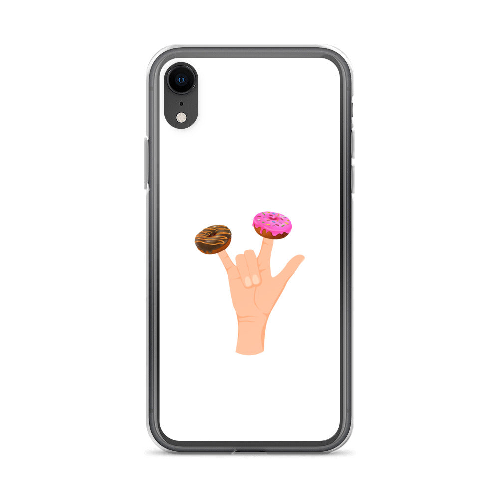 Coque iPhone Main donuts deux doigts - Sedurro