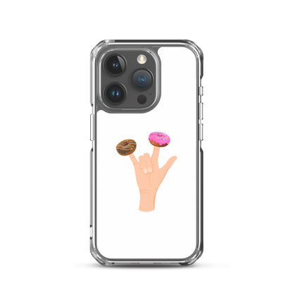 Coque iPhone Main donuts deux doigts - Sedurro