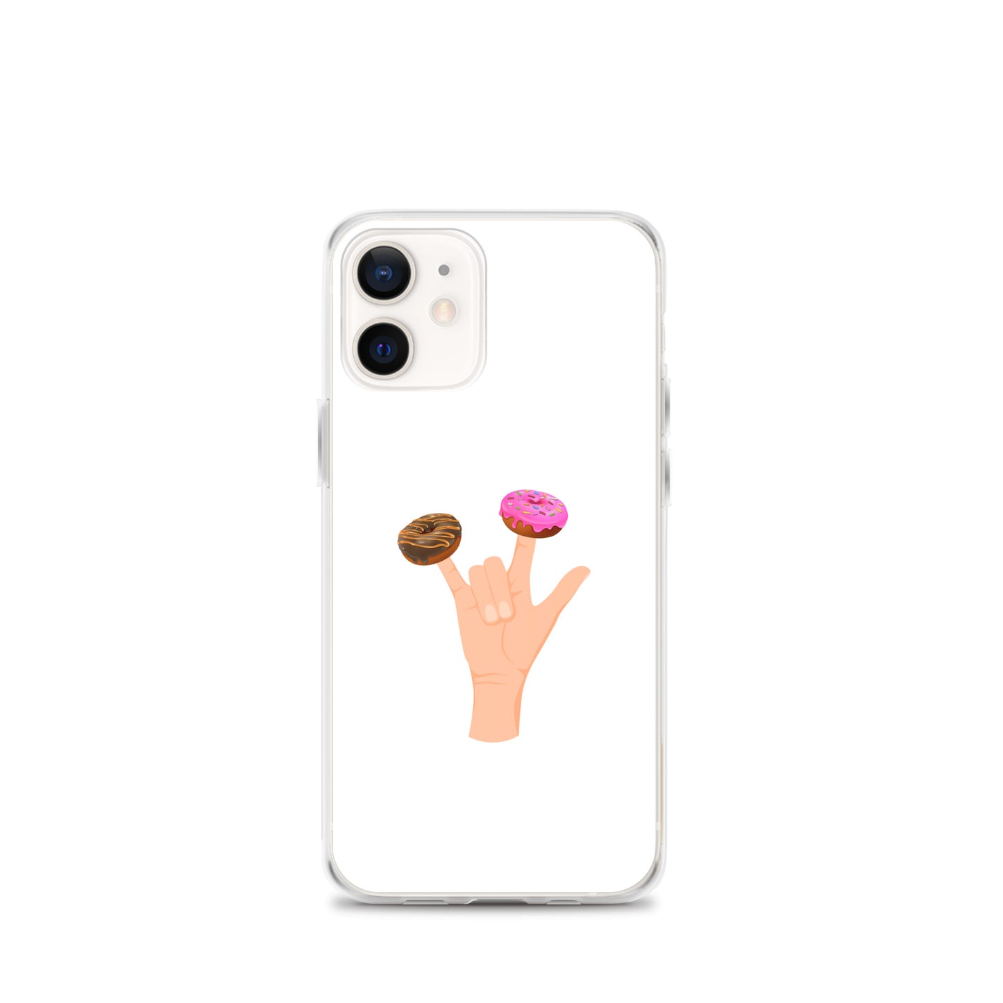 Coque iPhone Main donuts deux doigts - Sedurro