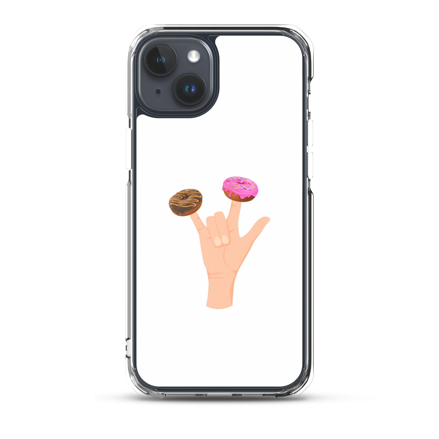 Coque iPhone Main donuts deux doigts - Sedurro