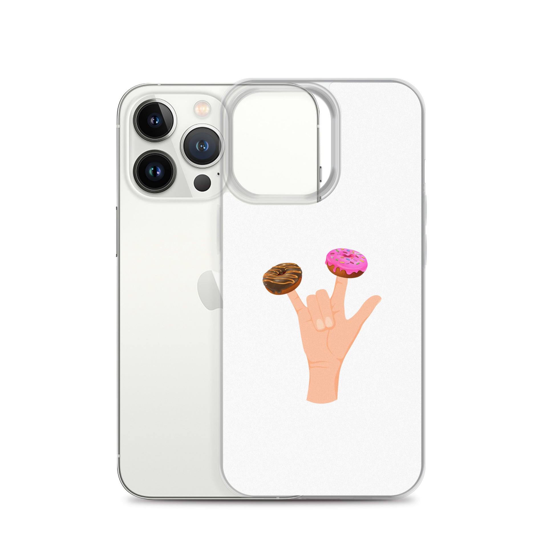 Coque iPhone Main donuts deux doigts - Sedurro