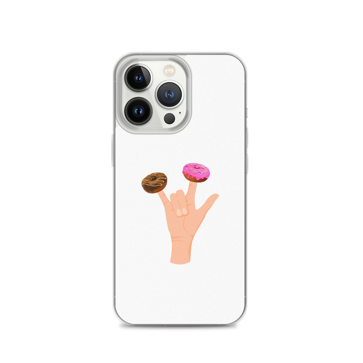 Coque iPhone Main donuts deux doigts - Sedurro