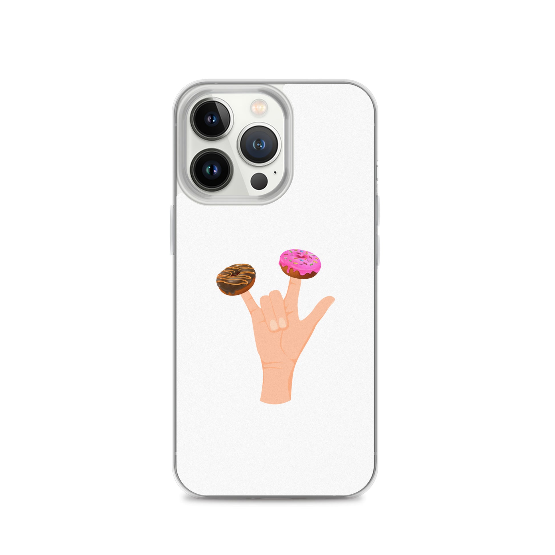 Coque iPhone Main donuts deux doigts - Sedurro