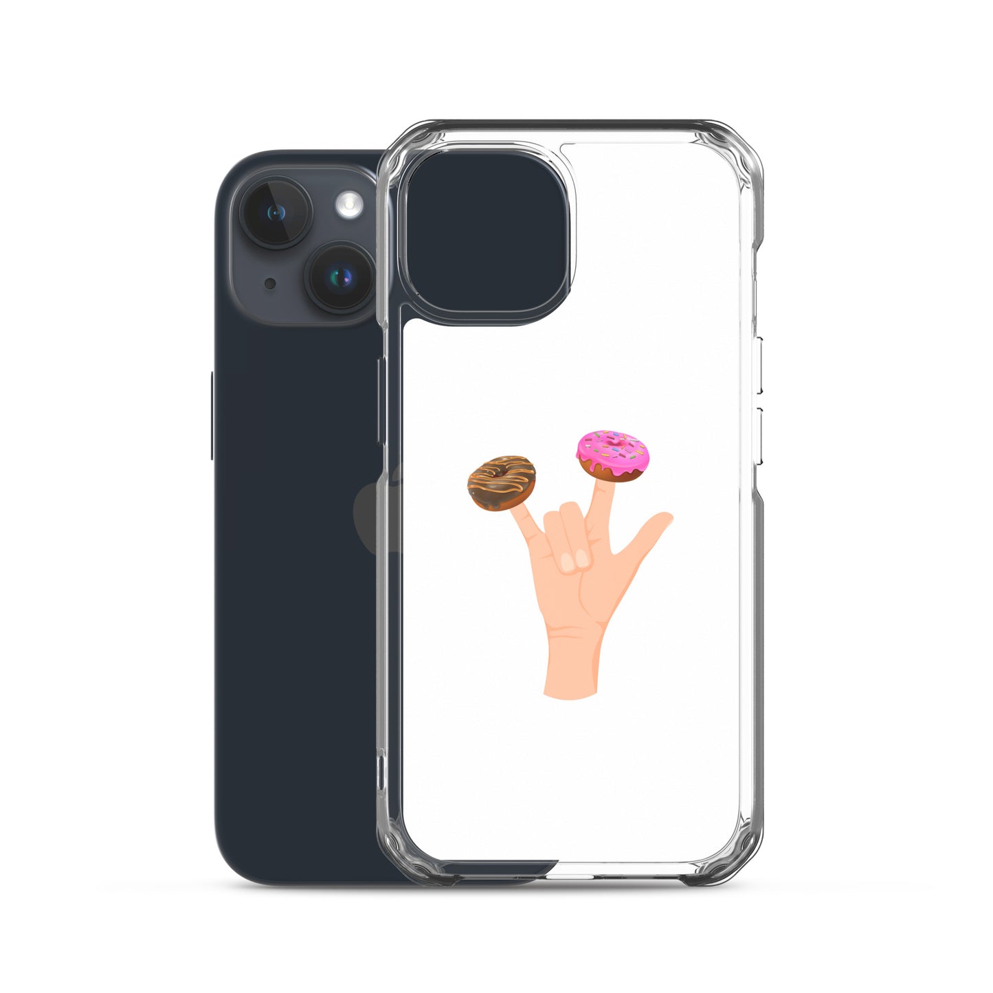 Coque iPhone Main donuts deux doigts - Sedurro