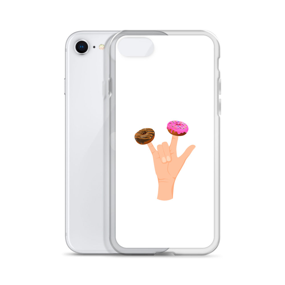 Coque iPhone Main donuts deux doigts - Sedurro