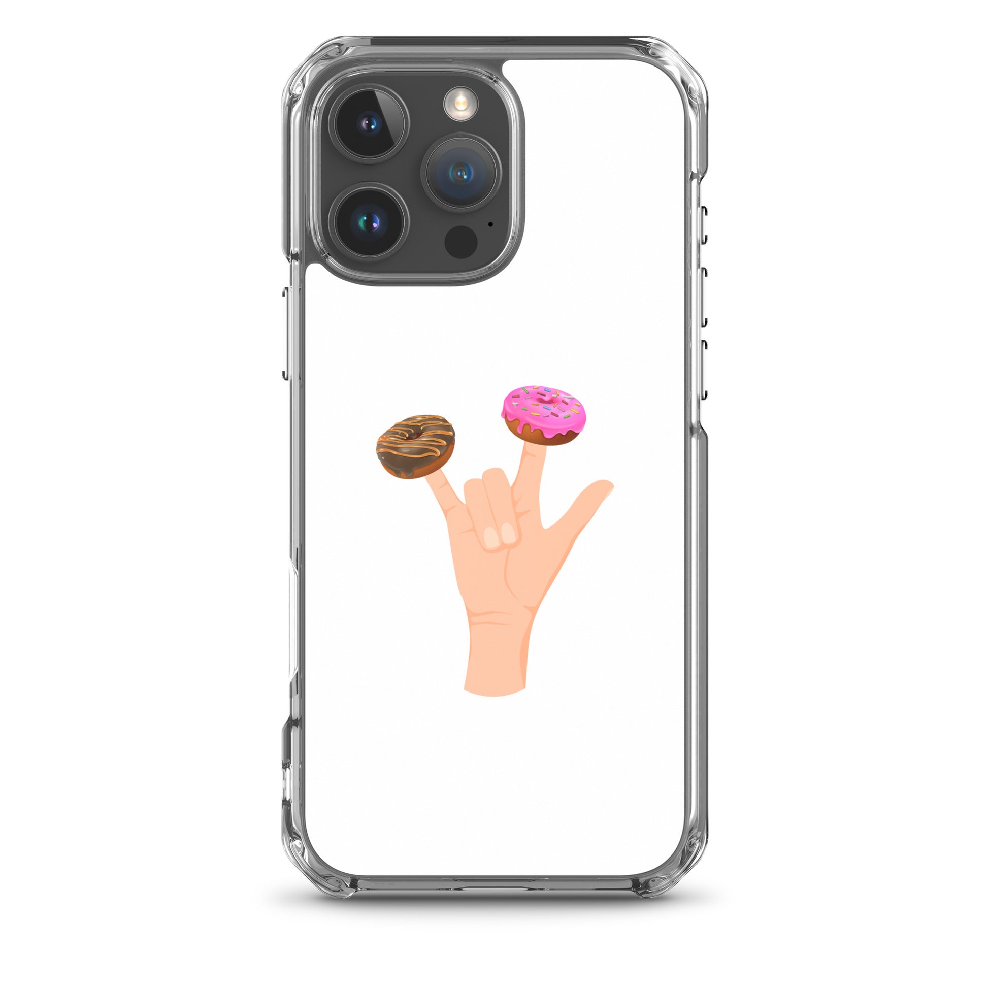 Coque iPhone Main donuts deux doigts - Sedurro