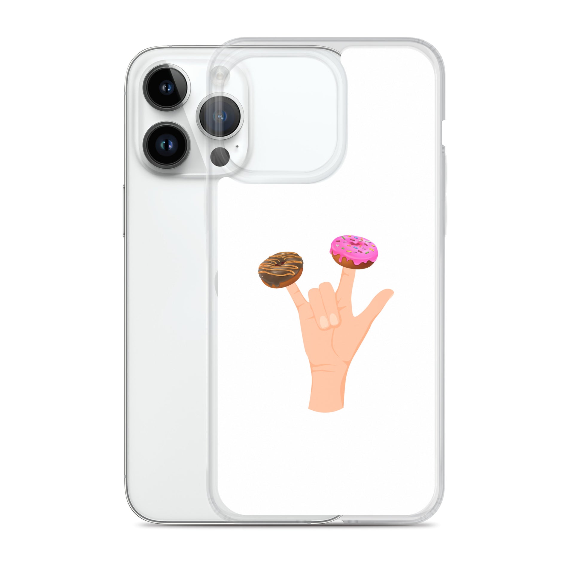 Coque iPhone Main donuts deux doigts - Sedurro