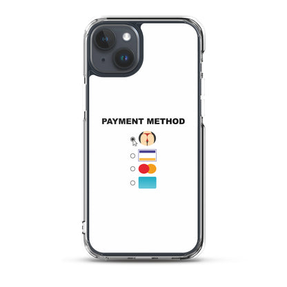 Coque iPhone Payment method butt iPhone 15 Plus - Sedurro