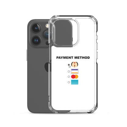 Coque iPhone Payment method butt - Sedurro