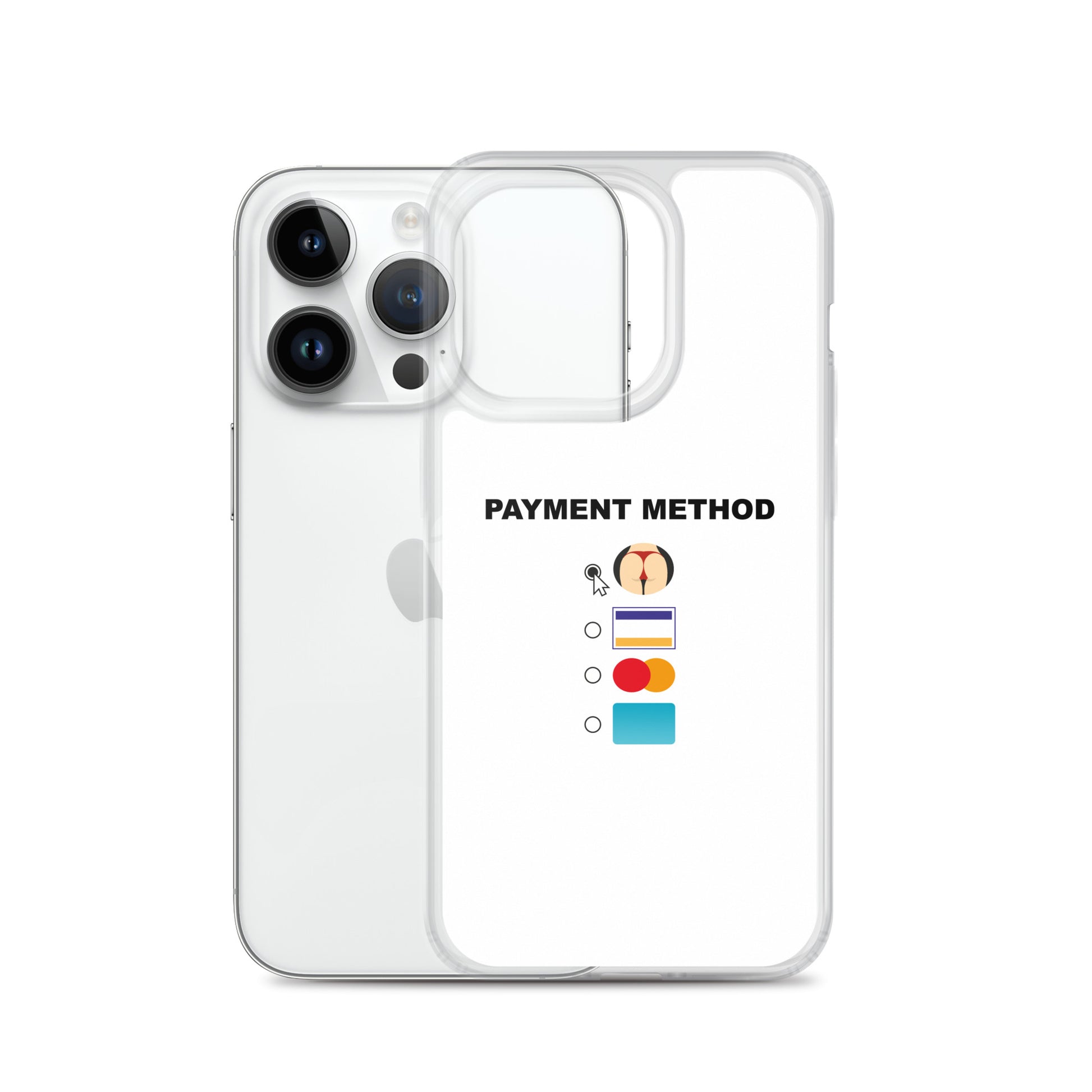 Coque iPhone Payment method butt - Sedurro