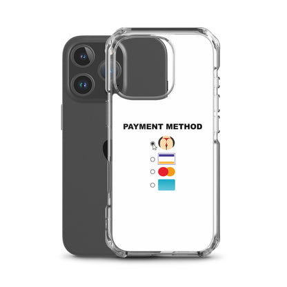 Coque iPhone Payment method butt - Sedurro