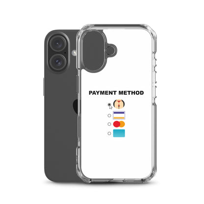 Coque iPhone Payment method butt - Sedurro