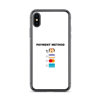 Coque iPhone Payment method butt iPhone X XS - Sedurro