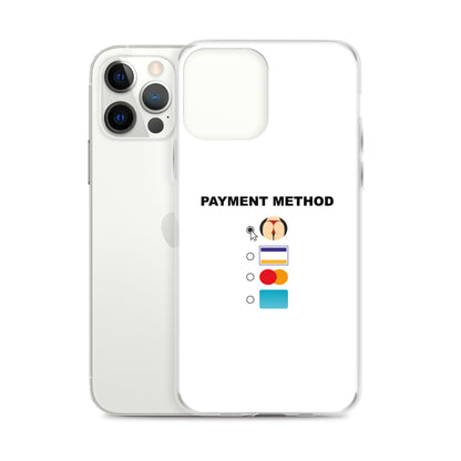 Coque iPhone Payment method butt - Sedurro